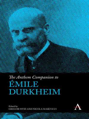 cover image of The Anthem Companion to Émile Durkheim